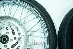 01 Harley Softail Standard OEM Front Rear Wheel Rim Tire Spoked MH90-21 54H 1338