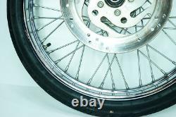 01 Harley Softail Standard OEM Front Rear Wheel Rim Tire Spoked MH90-21 54H 1338