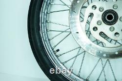 01 Harley Softail Standard OEM Front Rear Wheel Rim Tire Spoked MH90-21 54H 1338