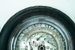 01 Harley Softail Standard OEM Front Rear Wheel Rim Tire Spoked MH90-21 54H 1338