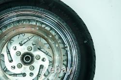 01 Harley Softail Standard OEM Front Rear Wheel Rim Tire Spoked MH90-21 54H 1338