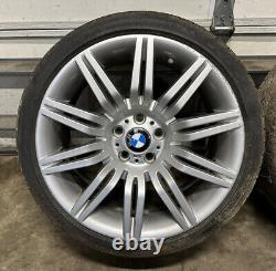 04-10 Bmw E60 5 Series 19 Front Rear M Double Spoke Alloy Rim Wheel Set Oem