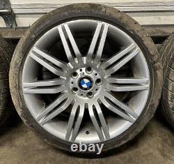 04-10 Bmw E60 5 Series 19 Front Rear M Double Spoke Alloy Rim Wheel Set Oem