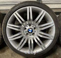 04-10 Bmw E60 5 Series 19 Front Rear M Double Spoke Alloy Rim Wheel Set Oem