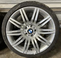 04-10 Bmw E60 5 Series 19 Front Rear M Double Spoke Alloy Rim Wheel Set Oem