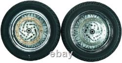 04 Harley Heritage Softail Classic OEM Front Rear Wheel Rim Tire Spoked 16 1345