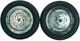 04 Harley Heritage Softail Classic Oem Front Rear Wheel Rim Tire Spoked 16 1345