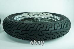 04 Harley Heritage Softail Classic OEM Front Rear Wheel Rim Tire Spoked 16 1345