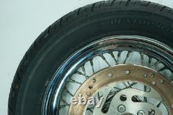 04 Harley Heritage Softail Classic OEM Front Rear Wheel Rim Tire Spoked 16 1345