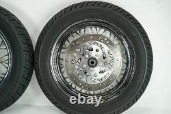 04 Harley Heritage Softail Classic OEM Front Rear Wheel Rim Tire Spoked 16 1345