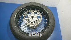 05-19 2010 DRZ400SM Front Rear Wheel Tire rim hub bearing spokes weel assembly