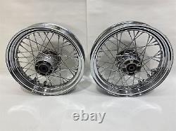 05 Harley-Davidson Heritage Softail Front & Rear Wheels 40 Spoke 16X3