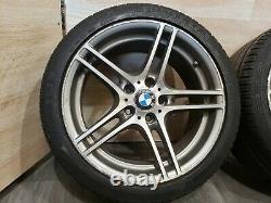 06-13 OEM BMW E92 E93 Front Rear Sport Wheels Double Spoke Style 313 R18 SET