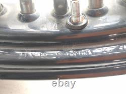 07 08 Harley FLHT Electra Glide Fat Spoke Wheel Rim Set STRAIGHT 21X2.15 18X4.25