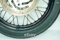 08 Harley Sportster Nightster Front & Rear Wheel Rim RUSTY spokes 100-90/19 1332