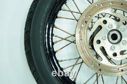 08 Harley Sportster Nightster Front & Rear Wheel Rim RUSTY spokes 100-90/19 1332