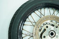 08 Harley Sportster Nightster Front & Rear Wheel Rim RUSTY spokes 100-90/19 1332