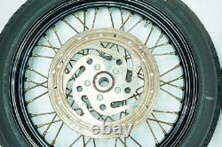 08 Harley Sportster Nightster Front & Rear Wheel Rim RUSTY spokes 100-90/19 1332