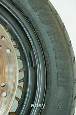 08 Harley Sportster Nightster Front & Rear Wheel Rim RUSTY spokes 100-90/19 1332