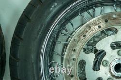 08 Harley Street Glide Touring Front Rear Wheel Rim Tire Spoked 130-90/ 16 1389