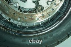 08 Harley Street Glide Touring Front Rear Wheel Rim Tire Spoked 130-90/ 16 1389