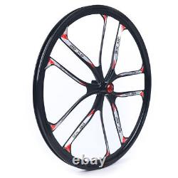 10 Spoke Rims Mountain Bike Wheel Set Front+Rear Mag Alloy Wheels Disc Brake 26