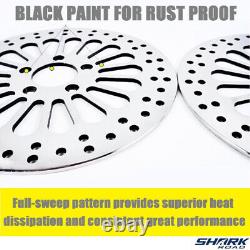 11.5Brake Rotors 2pc Front & 1pc Rear Super Spoke SS For Harley Touring Softail