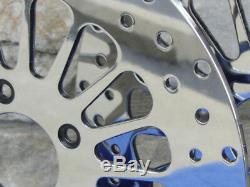 11.5 SUPER SPOKE FRONT & REAR BRAKE ROTOR PAIR WithFREE BOLTS FOR HARLEY 2000 & UP