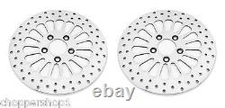 11.8FRONT/11.5 REAR SUPER SPOKE ROTORS WithBOLTS 2016' HD FLSTC HERITAGE