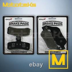 11.8 11.5 HARLEY SUPER SPOKE ROTOR With BRAKE PADS FOR DYNA MODELS FRONT&REAR SET