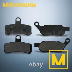 11.8 11.5 HARLEY SUPER SPOKE ROTOR With BRAKE PADS FOR DYNA MODELS FRONT&REAR SET