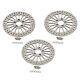 11.8 Brake Rotors 3pcs 2front+1rear Super Spoke Polished 2008-2013 For Harley