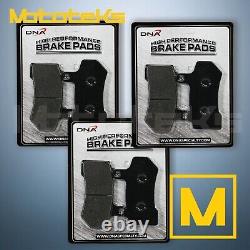 11.8 HARLEY SUPER SPOKE ROTOR With BRAKE PADS FOR TOURING BAGGER FRONT&REAR SET