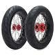 12 Front Rear Spoke Wheels Rims Hubs + Tire For Sur-ron Light Bee X For Segway