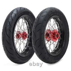 12 Front Rear Spoke Wheels Rims Hubs + Tire For Sur-Ron Light Bee X For Segway