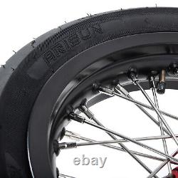 12 Front Rear Spoke Wheels Rims Hubs + Tire For Sur-Ron Light Bee X For Segway