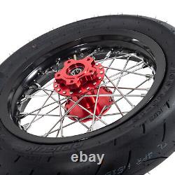 12 Front Rear Spoke Wheels Rims Hubs + Tire For Sur-Ron Light Bee X For Segway