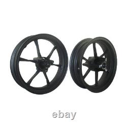 12 In Wheel Rims 3-Hole Front 2.50 Rear 3.00 For Supermoto Pit Bike Dirt Motard