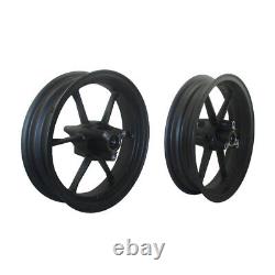 12 In Wheel Rims 3-Hole Front 2.50 Rear 3.00 For Supermoto Pit Bike Dirt Motard