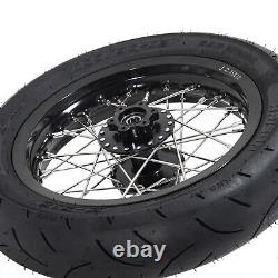 12 Spoke Front Rear Wheels Rims Hubs with Tire for SUR-RON Light Bee for Segway