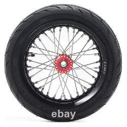 12 Spoke Front Rear Wheels Rims Hubs with Tire for Sur Ron Light Bee for Segway