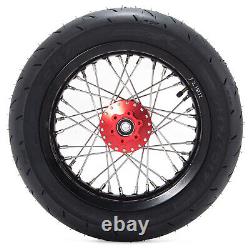 12 Spoke Front Rear Wheels Rims Hubs with Tire for Sur Ron Light Bee for Segway