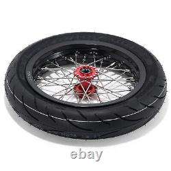 12x2.15 Spoke Front Rear Wheels Red Hubs with Tire for Talaria Sting XXX E-Bike