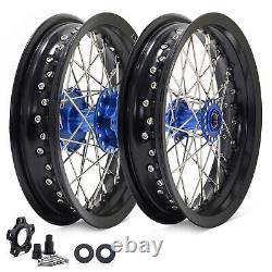 12x2.15 Spoke Front Rear Wheels Rims Blue Hub For Beta Explorer For Apollo RFN