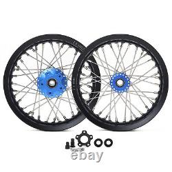 12x2.15 Spoke Front Rear Wheels Rims Blue Hub For Beta Explorer For Apollo RFN