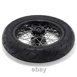 12x2.15 Spoke Front Rear Wheels Rims Hubs Set with Tire for Sur Ron Light Bee X