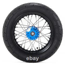 12x2.15 Spoke Front Rear Wheels Rims Hubs with Tire For Sur-Ron Light Bee X LB X