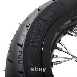 12x2.15 Spoke Front Rear Wheels Rims Hubs with Tire For Sur-Ron Light Bee X LB X