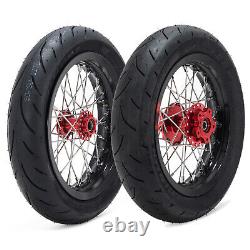 12x2.15 Spoke Front Rear Wheels Rims Hubs with Tire For Talaria Sting & XXX