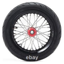 12x2.15 Spoke Front Rear Wheels Rims Hubs with Tire For Talaria Sting & XXX